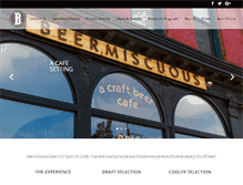 Tablet Screenshot of beermiscuous.com